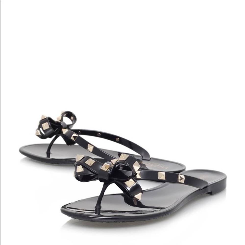 Valentino Garavani Rock Stud PVC Jelly Thong
